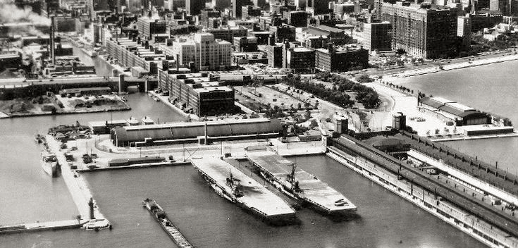 Training Aircraft Carriers at Navy Pier